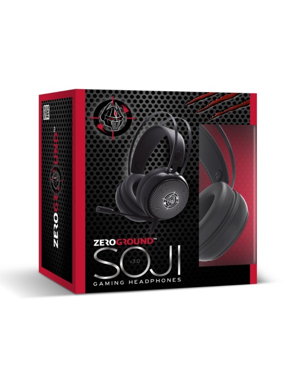 Zeroground HD-3700G SOJI v3.0 Over Ear Gaming Headset με σύνδεση 3.5mm