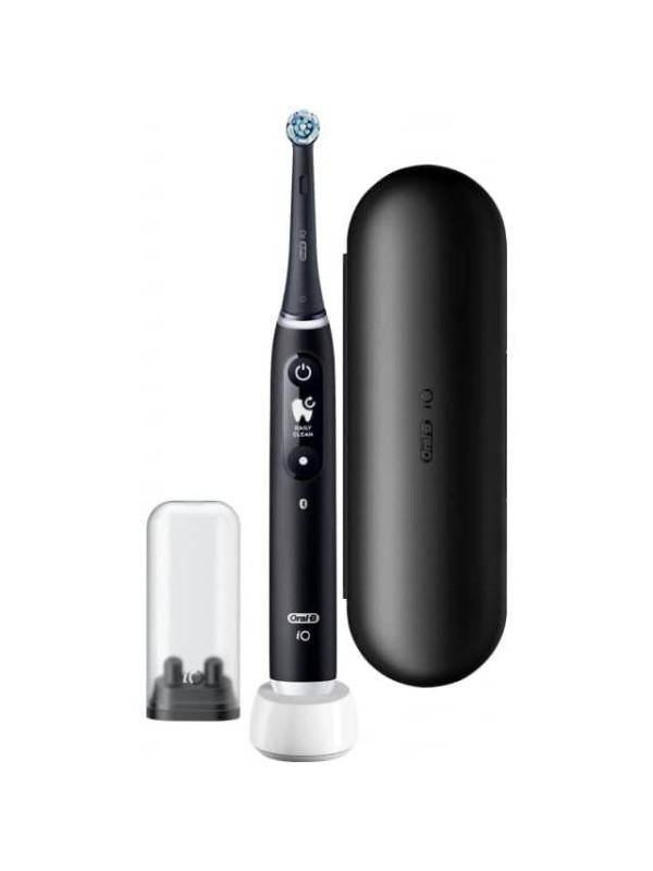 Braun iO Series 6 Ηλεκτρική Οδοντόβουρτσα με Χρονομετρητή, Αισθητήρα Πίεσης και Θήκη Ταξιδίου Black Lava Braun iO Series 6 Ηλεκτρική Οδοντόβουρτσα με Χρονομετρητή, Αισθητήρα Πίεσης και Θήκη Ταξιδίου Black Lava
