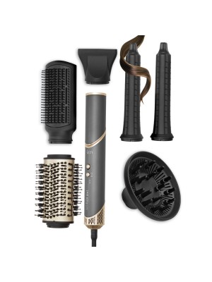 Izzy Multistyler Airflex 6 in 1 Ηλεκτρική Βούρτσα με Αέρα για Ίσιωμα και Μπούκλες IZ-7212 1500W 