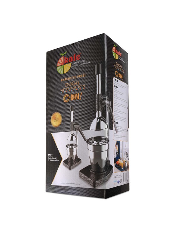 Kale Termos Classic Standard Επιτραπέζια Πρέσα Λεμονιού / Πορτοκαλιού με Δοχείο από Ανοξείδωτο Ατσάλι σε Γκρι Χρώμα Kale Termos Classic Standard Επιτραπέζια Πρέσα Λεμονιού / Πορτοκαλιού με Δοχείο από Ανοξείδωτο Ατσάλι σε Γκρι Χρώμα