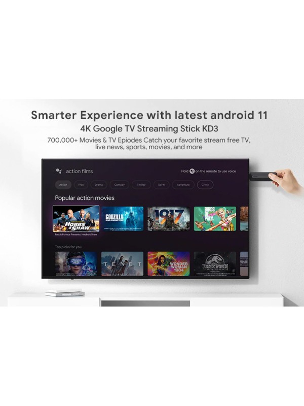 MECOOL KD3 Smart TV Stick 4K UHD με Wi-Fi / Bluetooth / HDMI & Google Assistant