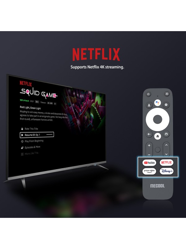 MECOOL KD3 Smart TV Stick 4K UHD με Wi-Fi / Bluetooth / HDMI & Google Assistant