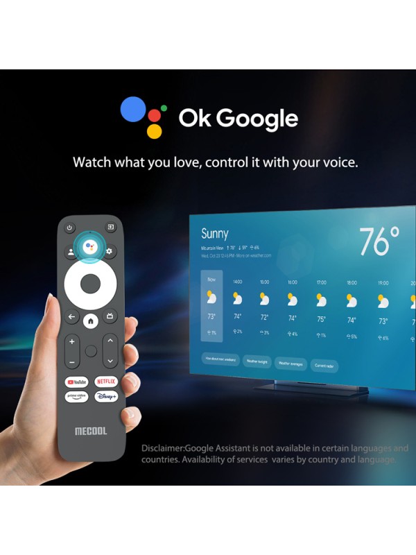 MECOOL KD3 Smart TV Stick 4K UHD με Wi-Fi / Bluetooth / HDMI & Google Assistant