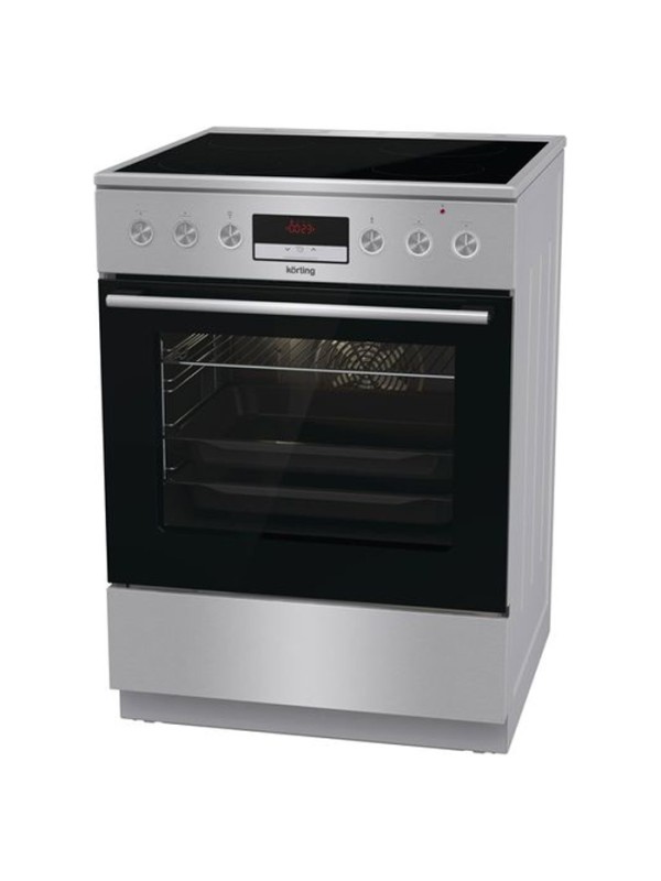 Korting KEC 6 C 60XPC Κουζίνα 71lt με Κεραμικές Εστίες Π60εκ. Inox Korting KEC 6 C 60XPC Κουζίνα 71lt με Κεραμικές Εστίες Π60εκ. Inox