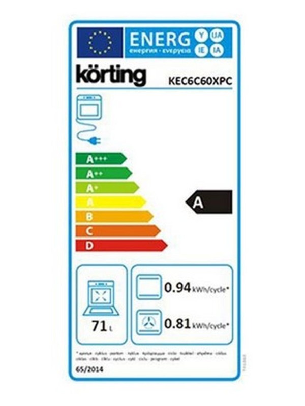 Korting KEC 6 C 60XPC Κουζίνα 71lt με Κεραμικές Εστίες Π60εκ. Inox Korting KEC 6 C 60XPC Κουζίνα 71lt με Κεραμικές Εστίες Π60εκ. Inox