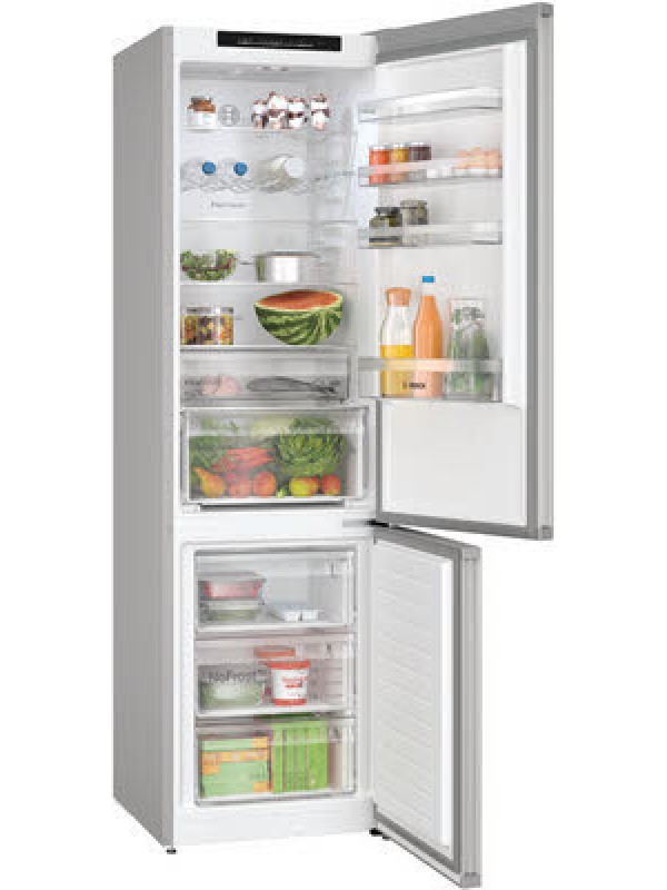 Bosch Ψυγειοκαταψύκτης 363lt Total NoFrost Υ203xΠ60xΒ66.5εκ. Inox KGN392LCF