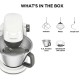 Kenwood Κουζινομηχανή 1000W με Ανοξείδωτο Κάδο 1.7lt Κωδικός: KHC30.000WH Kenwood Κουζινομηχανή 1000W με Ανοξείδωτο Κάδο 1.7lt Κωδικός: KHC30.000WH