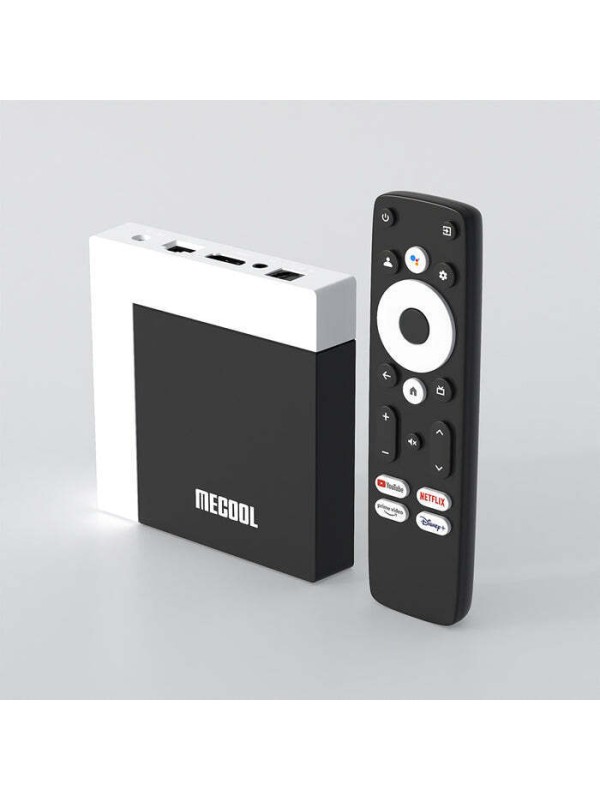 Mecool TV Box KM7 Plus 4K UHD με WiFi USB 2.0 2GB RAM και 16GB Αποθηκευτικό Χώρο με Λειτουργικό Android 11.0 και Google Assistant