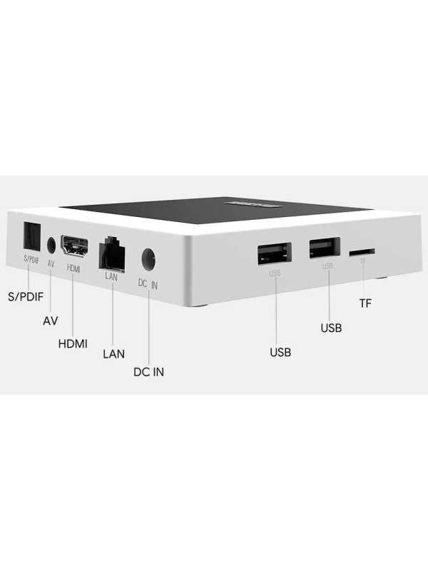 Mecool TV Box KM7 Plus 4K UHD με WiFi USB 2.0 2GB RAM και 16GB Αποθηκευτικό Χώρο με Λειτουργικό Android 11.0 και Google Assistant