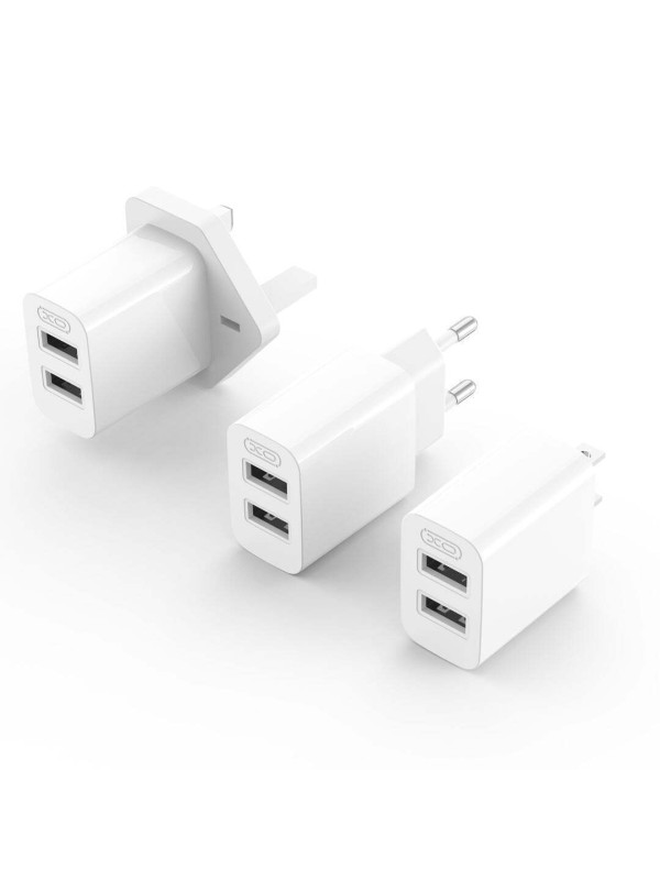 XO Φορτιστής Χωρίς Καλώδιο με 2 Θύρες USB-A Λευκός (L109) XO Φορτιστής Χωρίς Καλώδιο με 2 Θύρες USB-A Λευκός (L109)