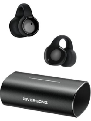 Riversong AirClip L3 In-ear Bluetooth Handsfree Ακουστικά με Θήκη Φόρτισης Μαύρα