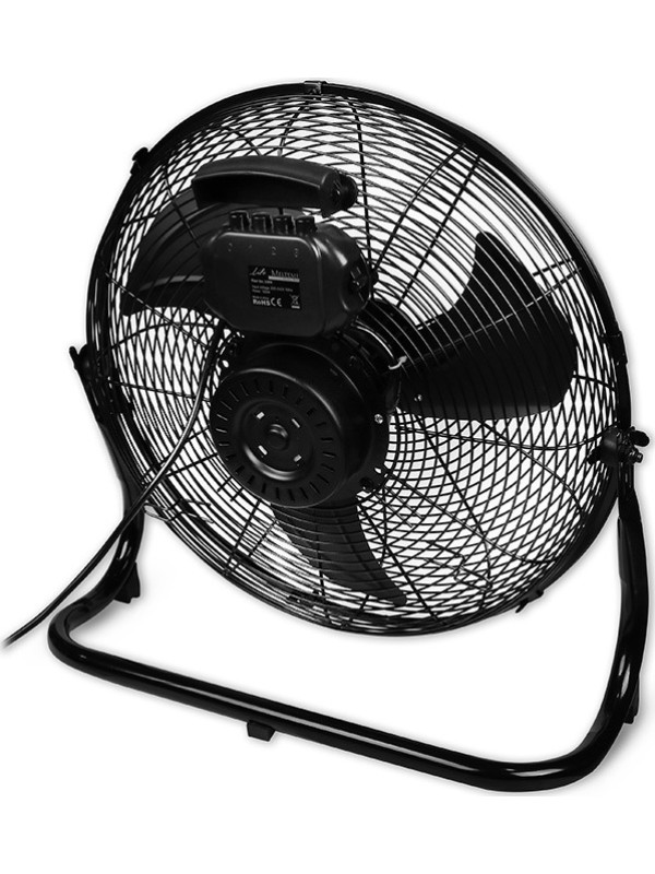 Life Meltemi Ανεμιστήρας Δαπέδου 100W Διαμέτρου 40cm Mystery Black 221-0203