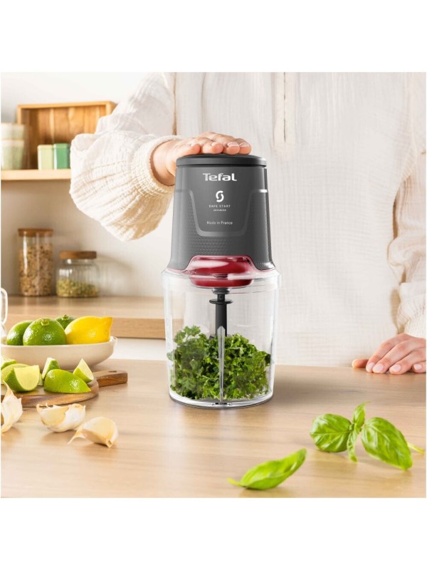 Tefal Easy Press MQ 740H Πολυκόπτης Multi 600W με Δοχείο 500ml Γκρι