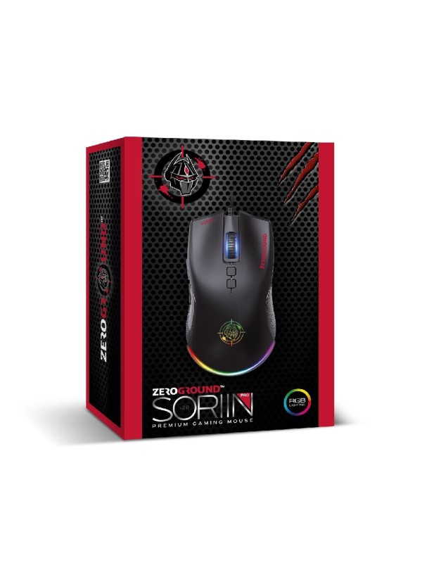 Zeroground MS-4400G SORIIN v2.0 RGB Gaming Ποντίκι 7200 DPI Μαύρο