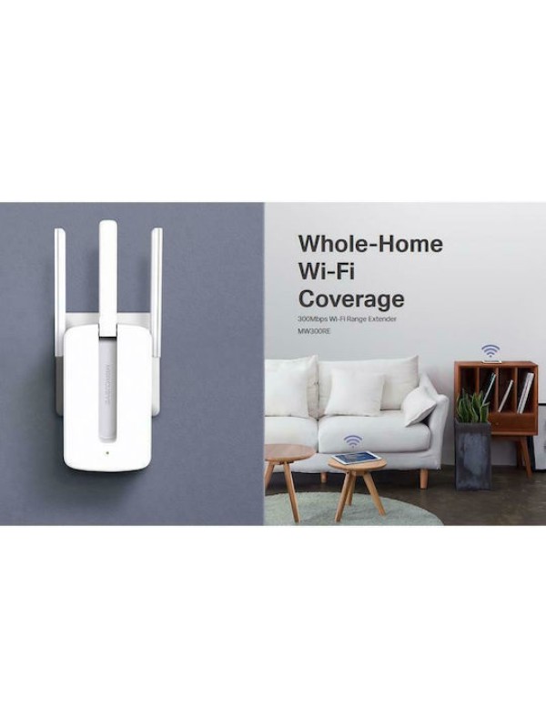 MODEM ROUTER MERCUSYS MW 3  RE 300MBPS EXTENDER MR10101