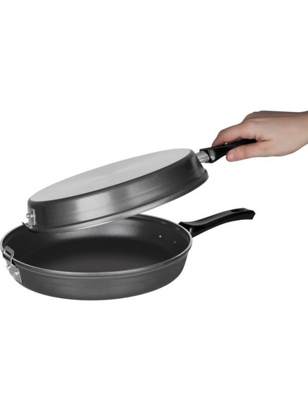 Fest Magic Διπλή Ομελετιέρα από Αλουμίνιο με Αντικολλητική Επίστρωση 26cm Fest Magic Διπλή Ομελετιέρα από Αλουμίνιο με Αντικολλητική Επίστρωση 26cm