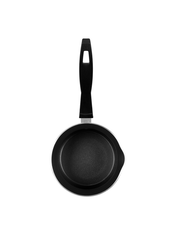 Fest Νο8 Μπρίκι Υγραερίου από Αλουμίνιο σε Μαύρο Χρώμα Αντικολλητικό