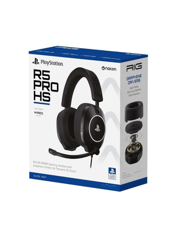 Nacon Rig R5 Pro Hs Over Ear Gaming Headset με σύνδεση 3.5mm for PC / PS4 