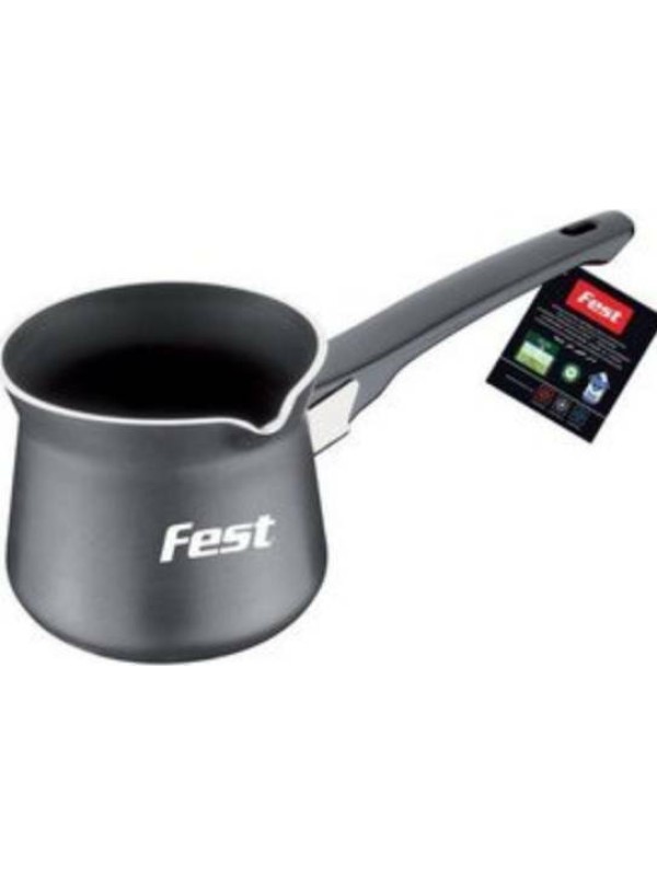 Fest Μπρίκι από Αλουμίνιο No5 σε Μαύρο Χρώμα Αντικολλητικό