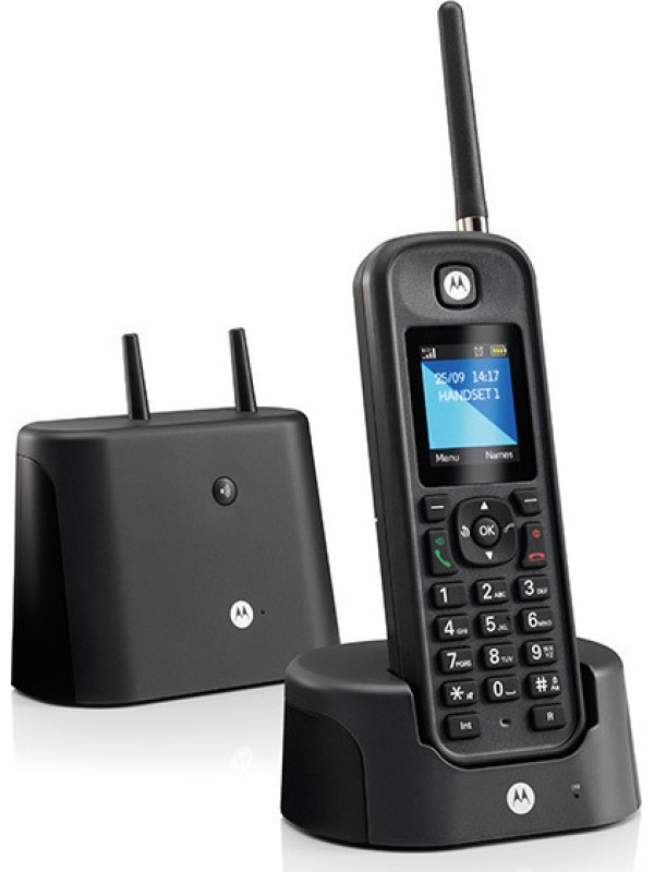 Motorola O201 Ασύρματο Τηλέφωνο με Ελληνικό Μενού Μαύρο Motorola O201 Ασύρματο Τηλέφωνο με Ελληνικό Μενού Μαύρο