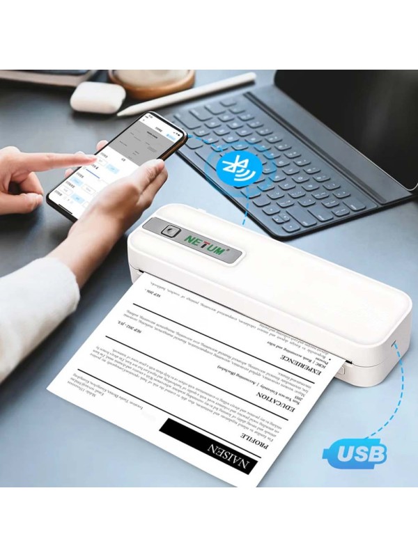 Netum NT-P801 Ασπρόμαυρος Εκτυπωτής Θερμικός