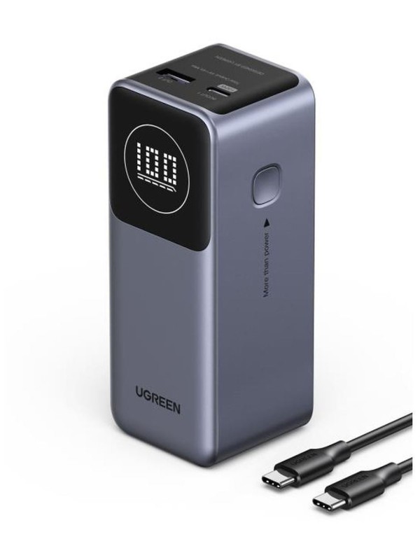 Ugreen PB724 Power Bank 12000mAh 100W με Θύρα USB-A και Θύρα USB-C Power Delivery / Quick Charge 3.0 Ugreen PB724 Power Bank 12000mAh 100W με Θύρα USB-A και Θύρα USB-C Power Delivery / Quick Charge 3.0