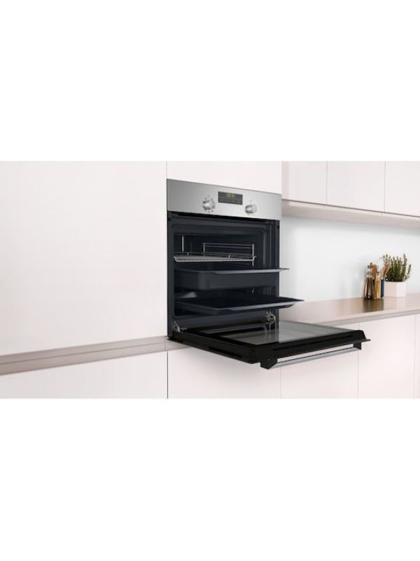 Pitsos Φούρνος άνω Πάγκου PH10M40X2 (FAMILY) 66lt Π59.4εκ. Inox