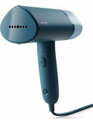 Philips Ατμοκαθαριστής Ρούχων Χειρός 1000W με Δοχείο 100ml Μπλε