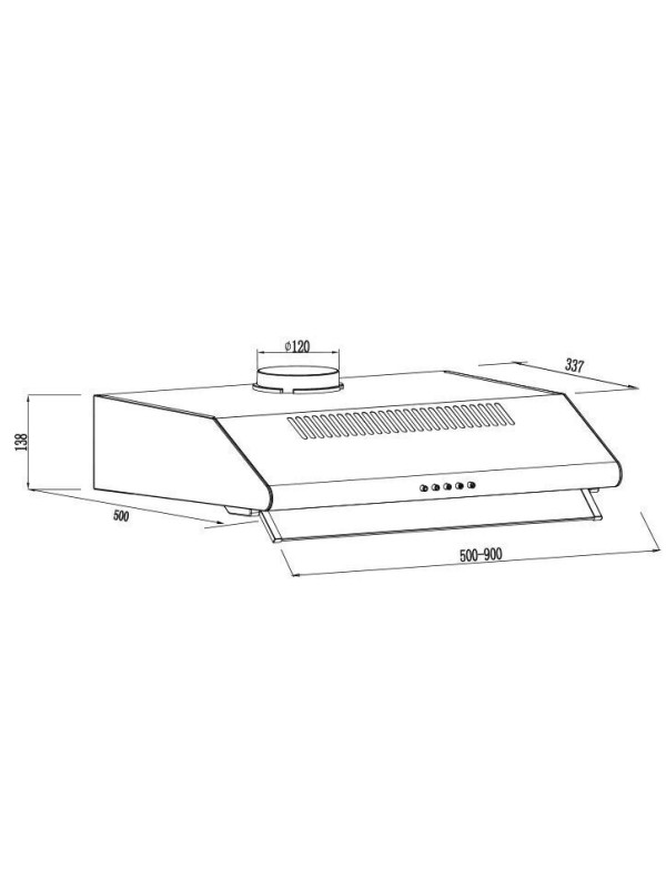 Gruppe Pratico 500 Ελεύθερος Απορροφητήρας 50cm Λευκός Κωδικός: S-3002A-A01-M29-500 Gruppe Pratico 500 Ελεύθερος Απορροφητήρας 50cm Λευκός Κωδικός: S-3002A-A01-M29-500