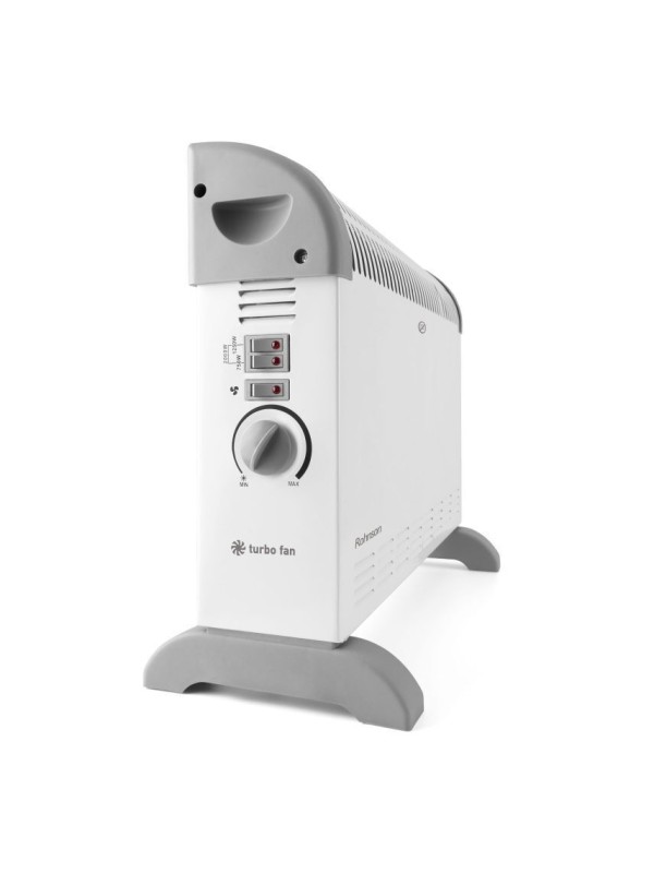 Rohnson Turbo R-084 Θερμοπομπός Δαπέδου 2000W Λευκός