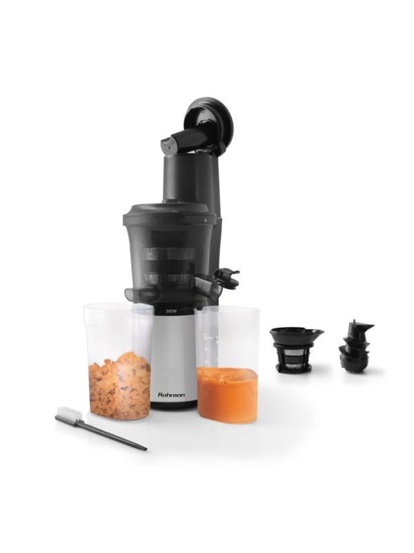 Rohnson Αποχυμωτής Αργής Σύνθλιψης MOD R-468 300W Inox