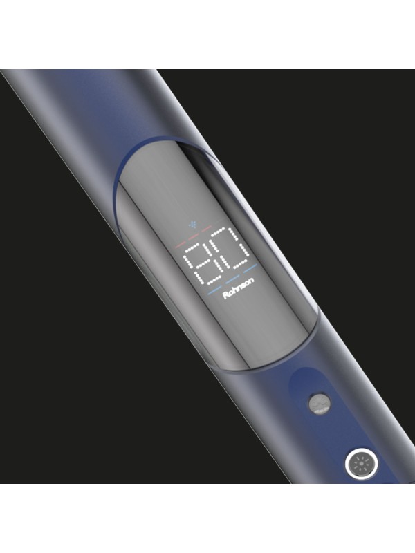 Rohnson AirGlow Κεραμική Ηλεκτρική Βούρτσα με Αέρα & Περιστρεφόμενη Κεφαλή για Ίσιωμα και Μπούκλες 1400W