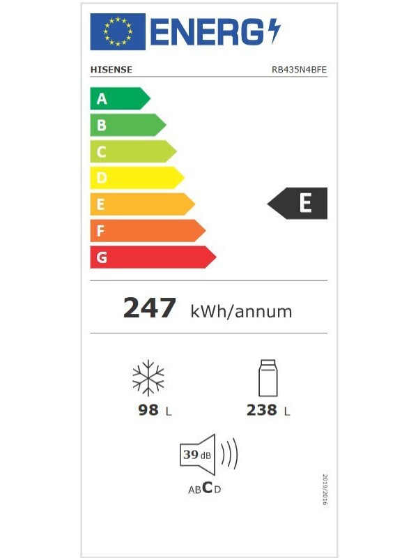 Hisense Ψυγειοκαταψύκτης 672lt NoFrost Υ200.4xΠ59.5xΒ59εκ. Μαύρος RB435N4BFE Hisense Ψυγειοκαταψύκτης 672lt NoFrost Υ200.4xΠ59.5xΒ59εκ. Μαύρος RB435N4BFE