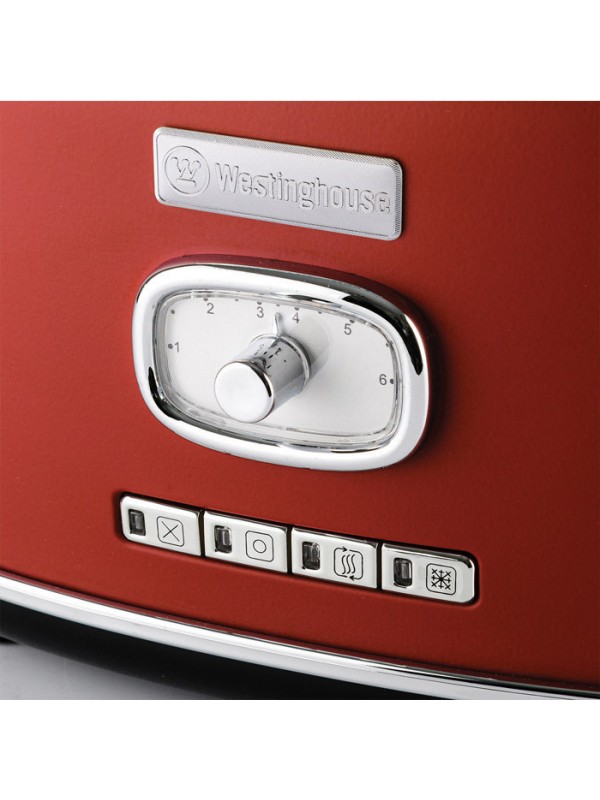 Westinghouse Φρυγανιέρα 2 Θέσεων 815W Κόκκινη