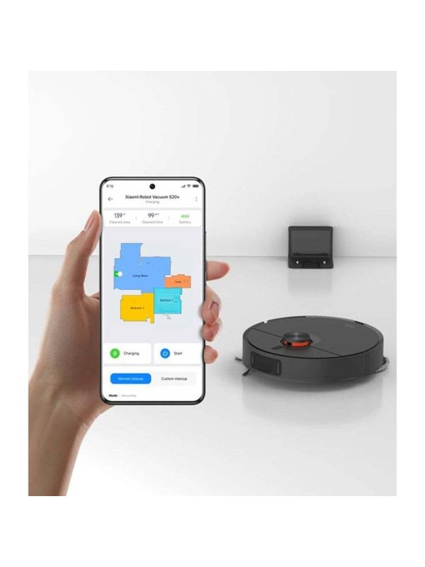 Xiaomi S20+ Σκούπα Ρομπότ για Σκούπισμα & Σφουγγάρισμα με Χαρτογράφηση και Wi-Fi Μαύρη Xiaomi S20+ Σκούπα Ρομπότ για Σκούπισμα & Σφουγγάρισμα με Χαρτογράφηση και Wi-Fi Μαύρη