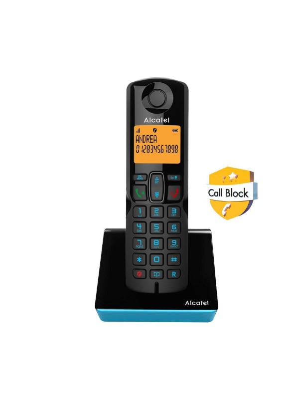 Alcatel S280 EWE Ασύρματο Τηλέφωνο με Aνοιχτή Aκρόαση Μαύρο/Μπλε Alcatel S280 EWE Ασύρματο Τηλέφωνο με Aνοιχτή Aκρόαση Μαύρο/Μπλε