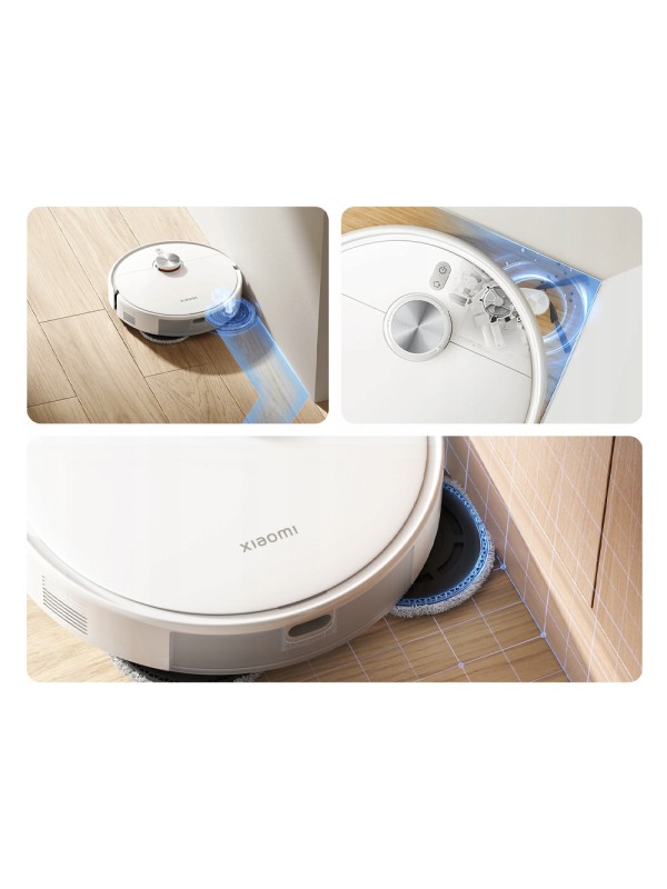 Xiaomi S40 Pro Σκούπα Ρομπότ για Σκούπισμα & Σφουγγάρισμα με Χαρτογράφηση και Wi-Fi Λευκή