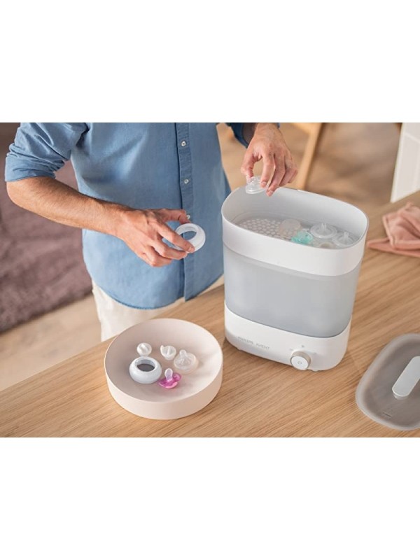 Philips Premium Ηλεκτρικός Βρεφικός Αποστειρωτής για 6 Μπιμπερό SCF 293/00 Philips Premium Ηλεκτρικός Βρεφικός Αποστειρωτής για 6 Μπιμπερό SCF 293/00