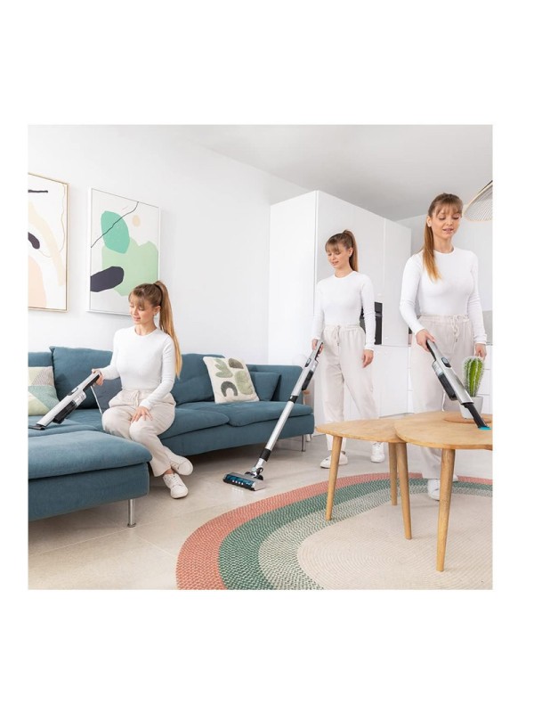 Cecotec Scoba 2100 Jalisco 08403 Επαναφορτιζόμενη Σκούπα Stick & Χειρός Ασημί