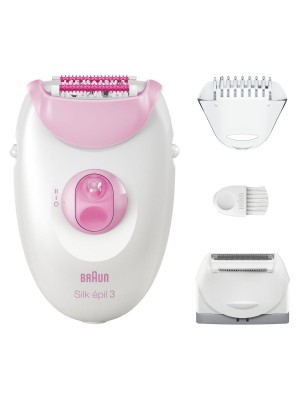 Braun Silk Epil 3 Αποτριχωτική Μηχανή Epilator για Σώμα & Μπικίνι SE3031 Braun Silk Epil 3 Αποτριχωτική Μηχανή Epilator για Σώμα & Μπικίνι SE3031