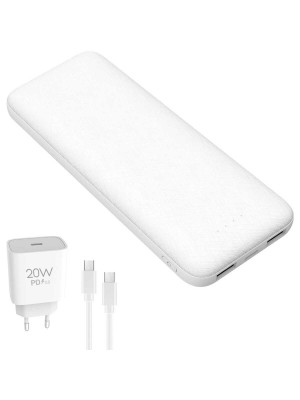 Platinet Set Power Bank 10000mAh 20W με 2 Θύρες USB-A και Θύρα USB-C Power Delivery Λευκό Platinet Set Power Bank 10000mAh 20W με 2 Θύρες USB-A και Θύρα USB-C Power Delivery Λευκό