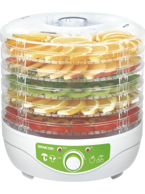 Sencor SFD 790WH Αποξηραντής Τροφίμων με 5 Ράφια και Ρυθμιζόμενη Θερμοκρασία 35-80°C Sencor SFD 790WH Αποξηραντής Τροφίμων με 5 Ράφια και Ρυθμιζόμενη Θερμοκρασία 35-80°C