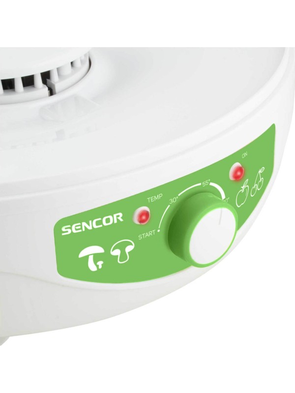 Sencor SFD 790WH Αποξηραντής Τροφίμων με 5 Ράφια και Ρυθμιζόμενη Θερμοκρασία 35-80°C Sencor SFD 790WH Αποξηραντής Τροφίμων με 5 Ράφια και Ρυθμιζόμενη Θερμοκρασία 35-80°C