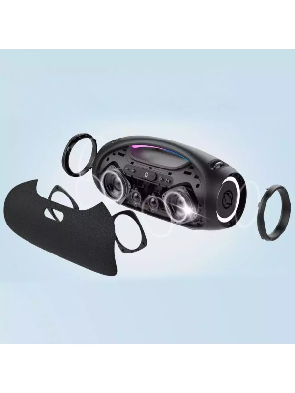 Manta Ηχείο Bluetooth 120W με Διάρκεια Μπαταρίας έως 8 ώρες Κόκκινο