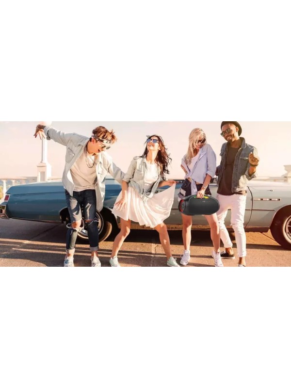 Manta Ηχείο Bluetooth 120W με Διάρκεια Μπαταρίας έως 8 ώρες Κόκκινο