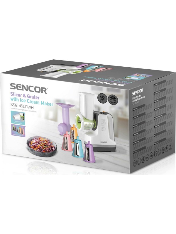 Ηλεκτρικός Πολυκόπτης Πολλαπλών Λειτουργιών 150W Sencor SSG 4500WH Λευκό. Ηλεκτρικός Πολυκόπτης Πολλαπλών Λειτουργιών 150W Sencor SSG 4500WH Λευκό.