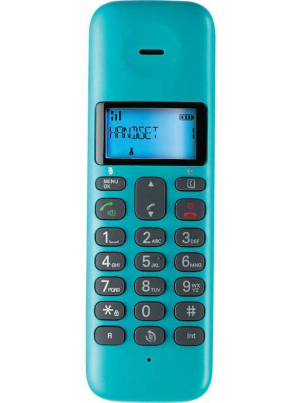 Motorola T301 Ασύρματο Τηλέφωνο με Aνοιχτή Aκρόαση Τιρκουάζ Motorola T301 Ασύρματο Τηλέφωνο με Aνοιχτή Aκρόαση Τιρκουάζ