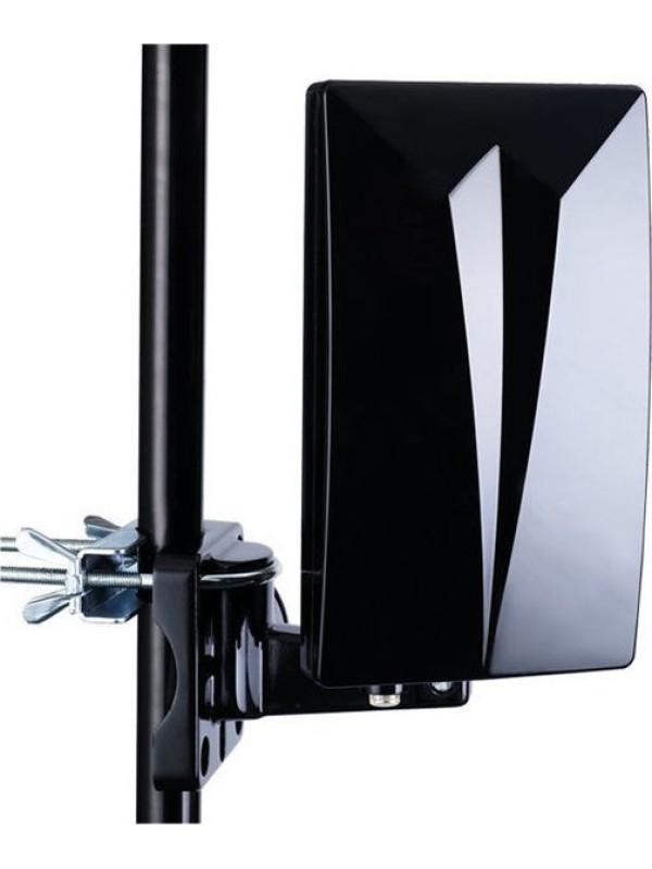 Telco DVB-T711 Εξωτερική Κεραία Τηλεόρασης (απαιτεί τροφοδοσία) σε Μαύρο Χρώμα Σύνδεση με Ομοαξονικό (Coaxial) Καλώδιο