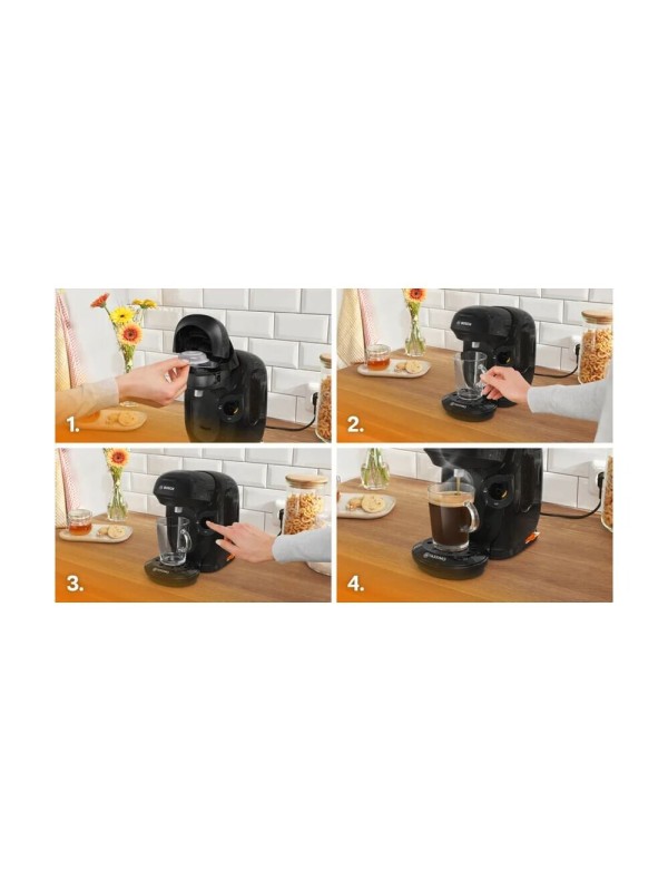 Bosch TAS 112 Καφετιέρα για Κάψουλες Tassimo Πίεσης 3.3bar Μαύρη Bosch TAS 112 Καφετιέρα για Κάψουλες Tassimo Πίεσης 3.3bar Μαύρη