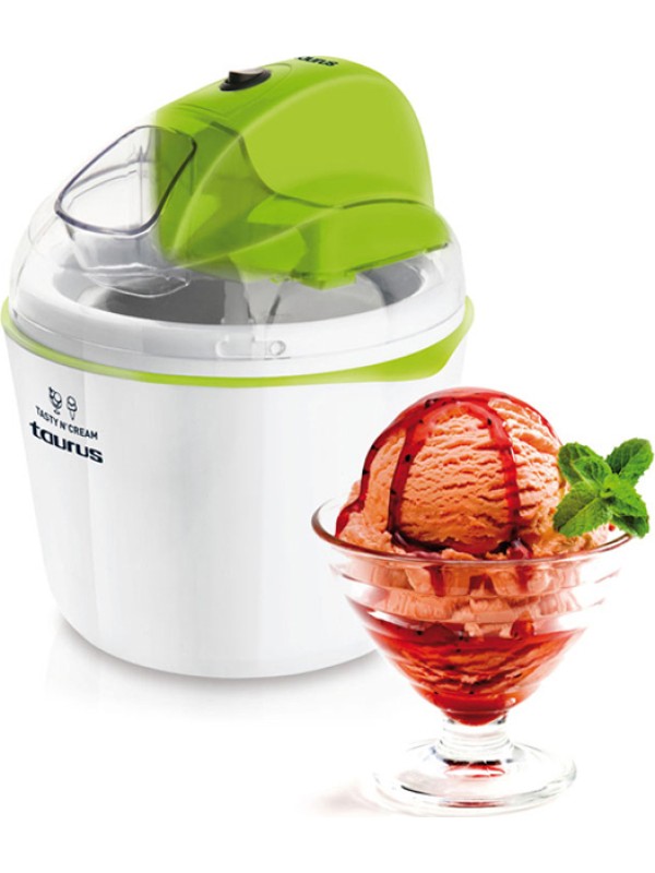 Taurus Tasty N' Cream Παγωτομηχανή 1.5lt Λευκή Taurus Tasty N' Cream Παγωτομηχανή 1.5lt Λευκή